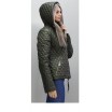 Куртка женская осенняя цвета хаки ОСН60010-1