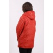 Куртка красная весенняя на молнии ОСН6002-4