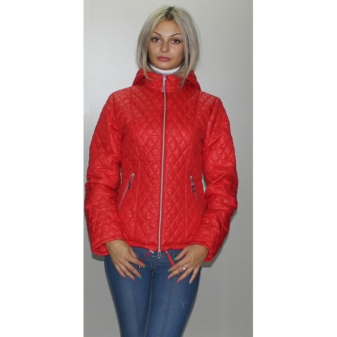 Куртка осенняя красная легкая ОСН6003-5