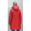Красная куртка удлиненная весна ОСН6004-2