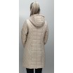Демисезонная куртка женская бежевая ОСН6005-1