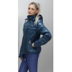 Бирюзовая стильная женская куртка ОСН6006