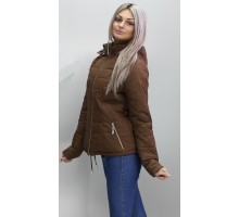 Куртка женская коричневая матовая ОСН6006-6