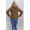 Куртка женская коричневая матовая ОСН6006-6