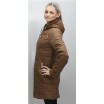 Куртка недорогая весенняя из плащевки коричневая ОСН6009-4