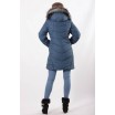 Зимняя куртка женская бирюзовая ОСН77701