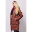 Женская весенняя куртка коричневая ОСН902228