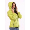 Женская весенняя куртка в цвете лайм ОСН902224