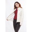Женская стильная куртка ванильного цвета ОСН902264