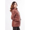 Женская куртка модная коричневая ОСН902259