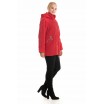 Красная женская куртка демисезонная ЛАНА114-80