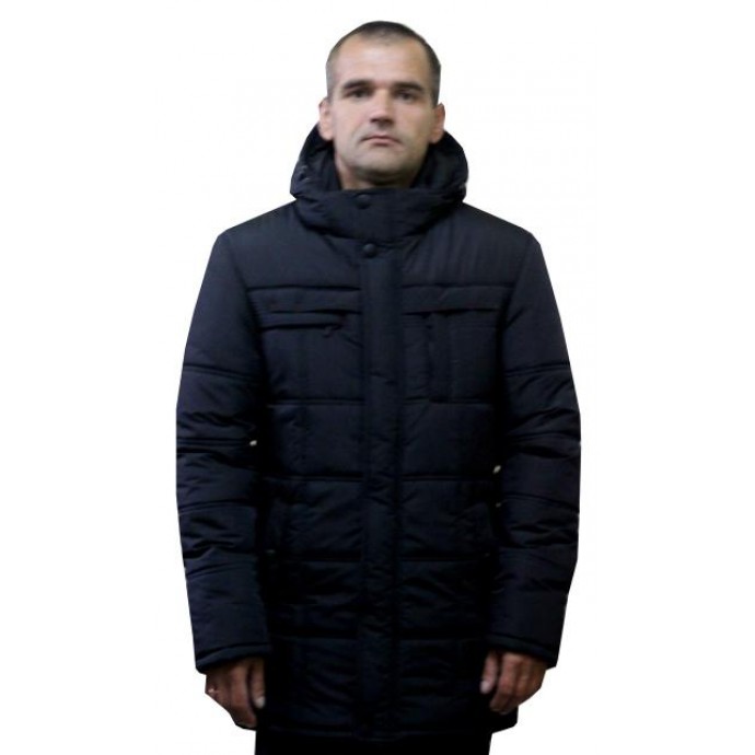Мужская зимняя куртка черная ЛАНА8-11