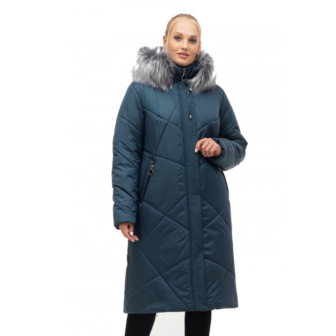 Женское зимнее пальто с мехом ЛАНА14S-150