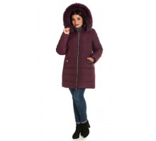 Женская зимняя куртка с мехом ЛАНА6676-49