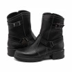 Зимние ботинки на низком каблуке КИРА11100-Tera-02ch