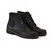 Черные демисезонные ботинки КИРА1178-1018-04k
