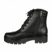 Черные зимние кожаные ботинки КИРА1199-astra-12k