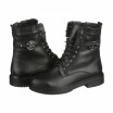 Зимние кожаные ботинки черного цвета КИРА1163-vm-kim-01