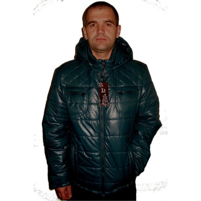 Демисезонная мужская куртка т.зеленая ЛАНА2