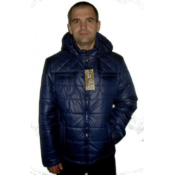 Демисезонная мужская куртка синяя ЛАНА2-1