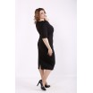 Черное элегантное платье ККК6669-01248-1