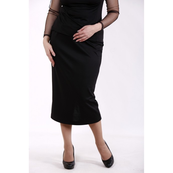 Черная длинная юбка КККD1-01748-1