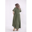 Зеленое платье в горох КККC0045-01504-3