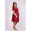 Бордовое платье 42-74 размер ККК345-0481-3