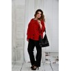 Красная блуза 42-74 размер ККК652-0412-2