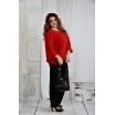 Красная блуза 42-74 размер ККК652-0412-2