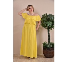 Платье летнее желтое  ККК1-0261-1