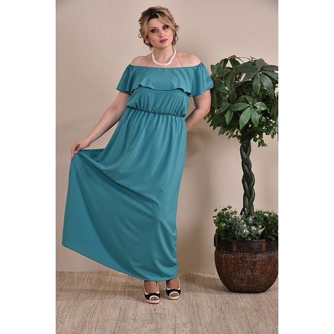 Платье летнее зеленое ККК1-0261-3