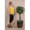 Блузка женская желтая  ККК1-0236-1