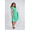 Зеленое платье ККК1036-0507-1