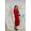 Платье красного цвета 42-74 размер ККК25-0443-3