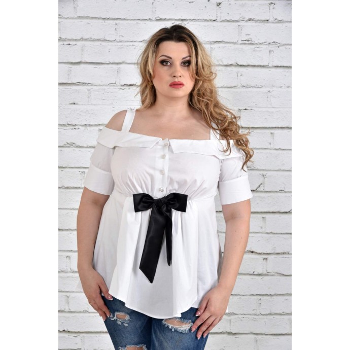 Блуза белая ККК1538-0331-1