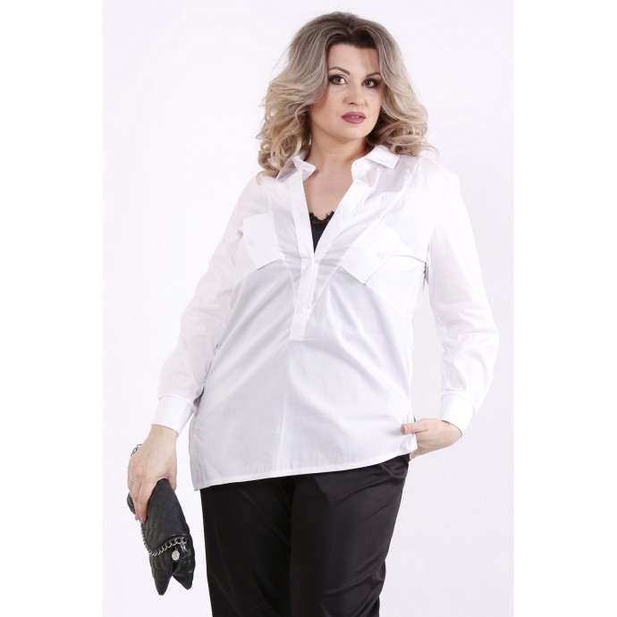 Комплект: черная майка и белая блузка КККZ9-01448-2