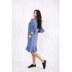 Джинсовое голубое платье КККZ20-j01442-1