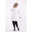 Мятная блузка с длинной спинкой КККZ6-01449-3