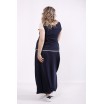 Синий комплект: юбка и блузка КККX0023-01490-2