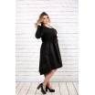 Черное платье с пышной юбкой ККК1615-0729-1