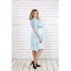 Голубое платье с гипюром ККК1956-0754-3