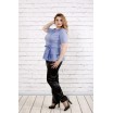 Блузка джинсового цвета ККК1947-0757-3
