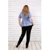 Блузка джинсового цвета ККК1947-0757-3