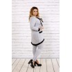 Светло-серый костюм из двухнитки ККК1730-0700-1