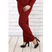 Бордовые красивые брюки ККК1714-0704-2-2