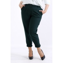 Зеленые летние брюки ККК4449-b055-3