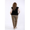 Комплект: штаны и блузка с принтом питон ККК44438-01197-3