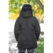 Черная женская куртка с кнопками ТОП09-PK1-347