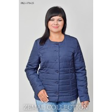 Синяя женская куртка с пуговицами ТОП021-PK1-370